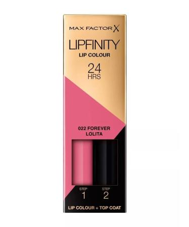 MAX FACTOR Lipstick+moisturizing lip gloss Lipfinity 022 - Buy Online on GoSupps.com