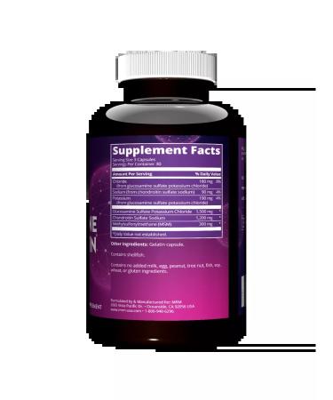 MRM Nutrition Glucosamine chondroitin MSM 1130 mg 90 caps - Buy Online on GoSupps.com