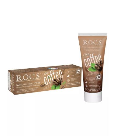 ROCS ILIKE COFFEE 74 g toothpaste - Buy Online on GoSupps.com