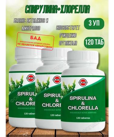 DR MYBO Spirulin+Chlorella 120 Table 3U