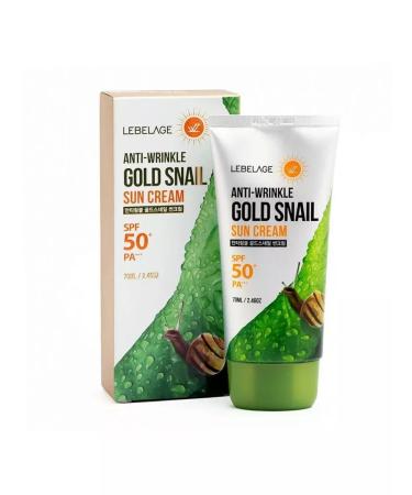 Lebelage Sunwallow face cream with snail mucin