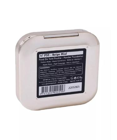 Ghali'or Compact matte powder Matte N P55 Beige Miel Vegan - Buy Online on GoSupps.com