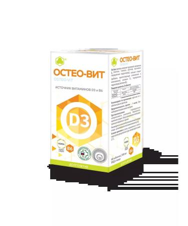 Parapharm Osteo-vit d3 dietary supplement for the absorption of calcium d3 and B6 60 tab