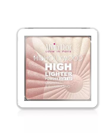 Alvin D'or Highlighter for the face powder 3v1 hl01 tone 02