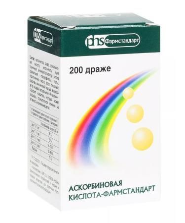 PHARMSTANDARD Ascorbic K-Ta-Drazhe 0.25 g x200