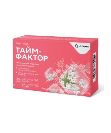 Time factor A complex of vitamins for women with PMS 60 capsules - Buy Online on GoSupps.com