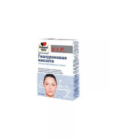 Doppelherz Hyaluronic acid+biotin+q10+vit.s+zinc caps x30