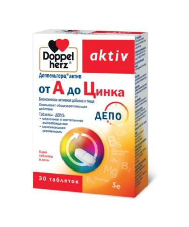 Doppelherz Asset from a to zn table x30 - Buy Online on GoSupps.com