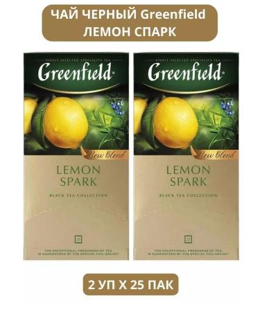 Greenfield Tea black lemon spark 2 U to 25 pac