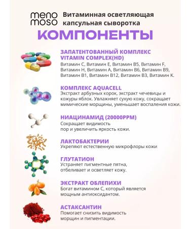 MENOMOSO Capsule serum with antioxidants and vitamin C - Buy Online on GoSupps.com