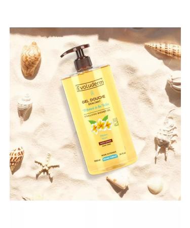 Evoluderm Moisturizing shower gel monoi 1000ml - Buy Online on GoSupps.com