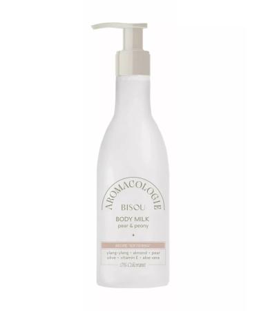 Bisou Aromacologie Body milk mitigating pear and peony 300 ml