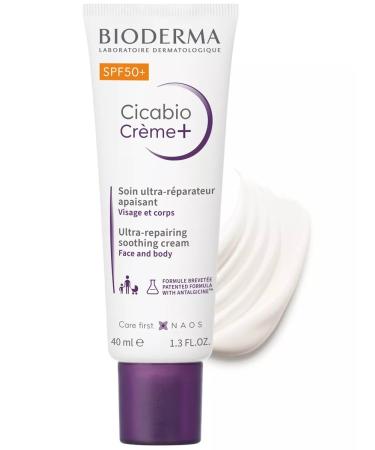 Bioderma Cicabio SPF50+ 40 ml recovery facial and body recovery - Buy Online on GoSupps.com
