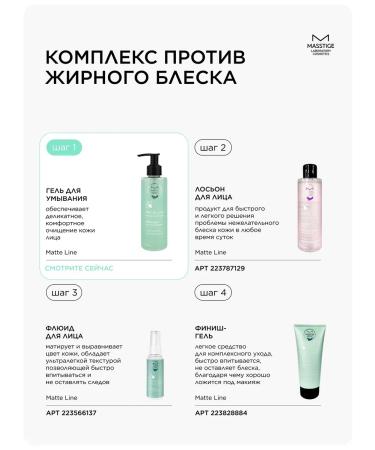 MASSTIGE Mattifying face wash gel 200ml - Buy Online on GoSupps.com