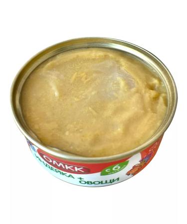 OMCC Baby puree - turkey + vegetables 100 g - 2 pcs - Buy Online on GoSupps.com