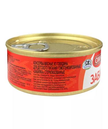 OMCC Children's mashed potatoes - Zabiyaka 100 g - 30 pcs - Buy Online on GoSupps.com