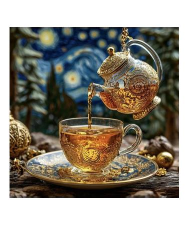 Firtrees Bees Type of tea Gift sheet black green - Buy Online on GoSupps.com