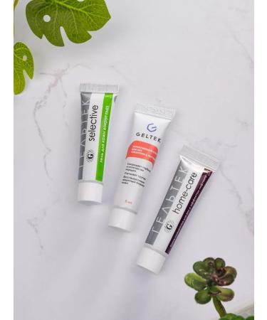 Geltek A set of miniatures of cosmetics for the skin around the eyes 3 pcs 5 ml - Buy Online on GoSupps.com