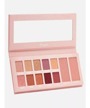 Bogenia Shadows + Blue Facial Palette 12 colors