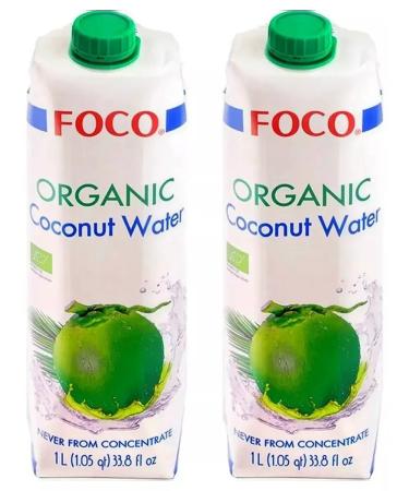 Foco Coconut water Organic 1 l x 2 pcs