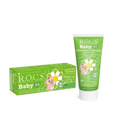 ROCS Toothpaste for babies 0-3 45g - Buy Online on GoSupps.com