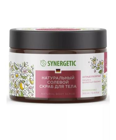 SYNERGETIC Natural salt anti -cellulite scrub 300 ml