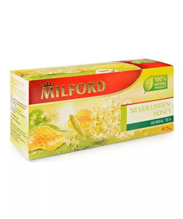 Milford Herbal Silver Lipa and honey 6 U too -20 pack - Buy Online on GoSupps.com