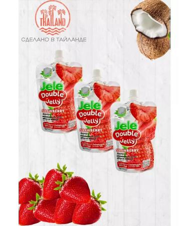 ECO-PRO MSC Jelly Double jelly strawberries collagen vitamin C 3pcs x 125g