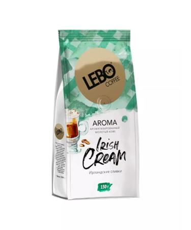 Lebo Coffee ground Irish Cream aroma of Irish cream 150g 1UP - Buy Online on GoSupps.com