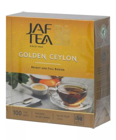 Jaf Tea Black Ceylon Tea 100 PAK 1.5 gr. - Buy Online on GoSupps.com