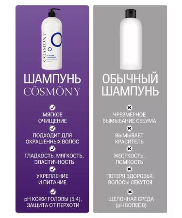 COSMONY Hair shampoo 1 liter - Buy Online on GoSupps.com