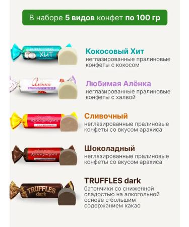 Kommunarka Candy Bars 500 grams - Buy Online on GoSupps.com
