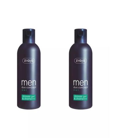 Ziaja Shamput and shower gel male 2B1 300 ml 2 pcs. Poland
