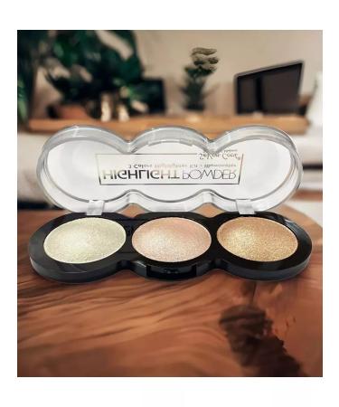 CosmoA Palette highlighters 3 colors for face tone 4 - Buy Online on GoSupps.com