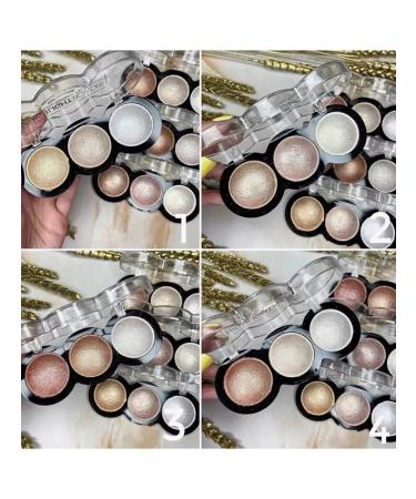 CosmoA Palette highlighters 3 colors for face tone 4 - Buy Online on GoSupps.com