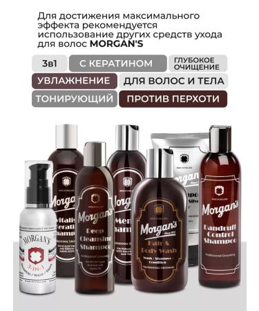 Morgan's Deep Cleansing Shampoo deep cleaning shampoo 1000 ml - Buy Online on GoSupps.com
