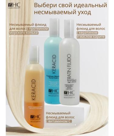 HAIRCONCEPT Fluid for hair indelible 250ml - Buy Online on GoSupps.com