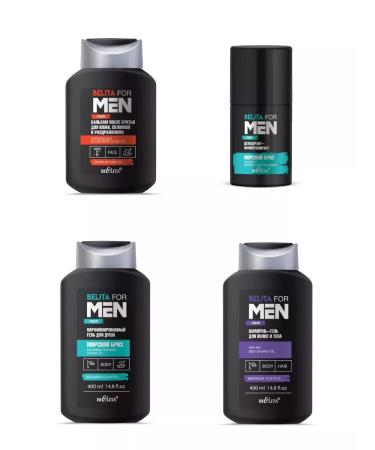 BELITA Set of male No. 12 gel for shower shampoo deodorant balm - Buy Online on GoSupps.com