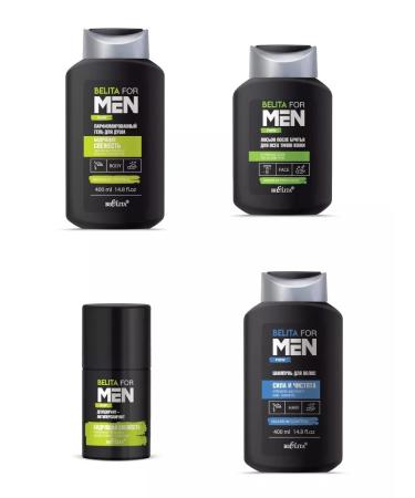 BELITA Set of male No. 13 Gel for shower shampoo deodorant lotion
