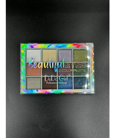 DO DO GIRL Palette of shadows for the eyelids Sabbi 12 shades - Buy Online on GoSupps.com