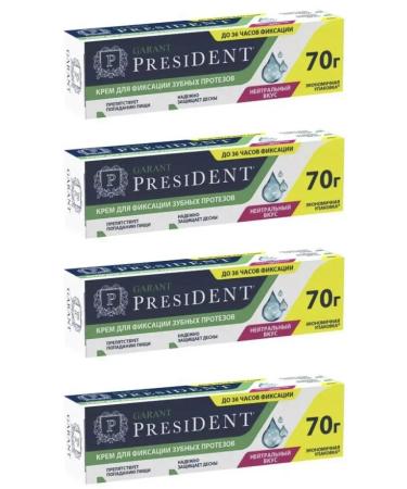 PRESIDENT Garant cream for fixing dentures 70 g - 4 l