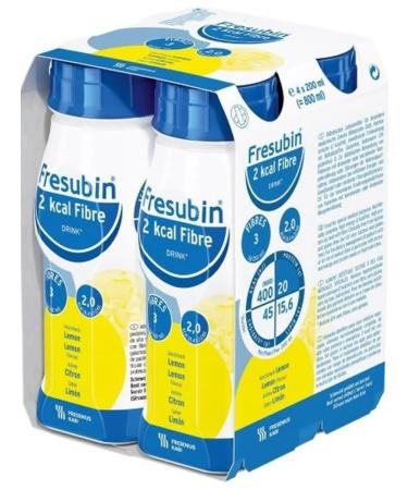 Fresubin Drink 2 kcal from food fiber with tasting lemon 200ml 4pcs 1UP