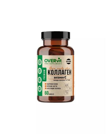 OVER Collagen capsule with vitamin C dietary supplement for the skin and joints 60pcs