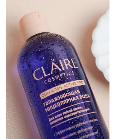 Claire Cosmetics Micellar water and gel peel for washing with collagen - Buy Online on GoSupps.com