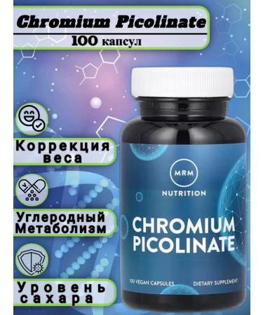 MRM Nutrition Chromium Picolinate chromium picoline 200 g 100 capsules