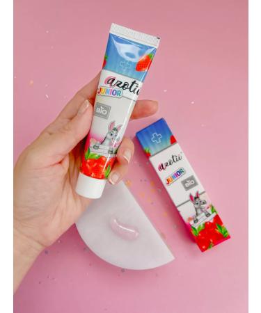 Azotii Children's toothpaste with aminofluoride from 3 years old - Buy Online on GoSupps.com