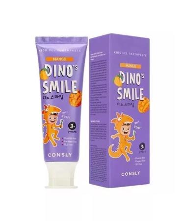 CONSLY Paste toothpass children's gel with mango taste 60 g