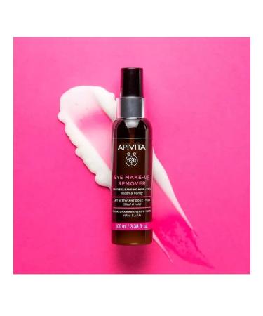 APIVITA Delicate milk to remove makeup from the eyes of Apivit 100ml - Buy Online on GoSupps.com