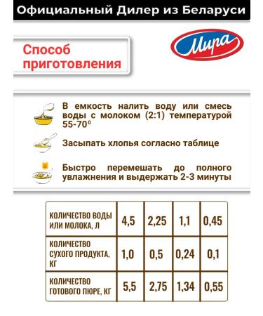 PEACE Belarusian potato puree without additives - Buy Online on GoSupps.com