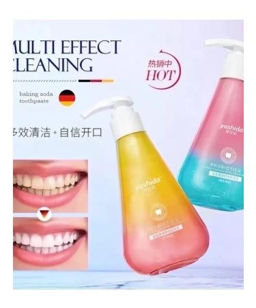 Toothpaste whitening with the dispenser